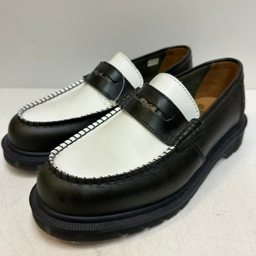 NWOT Dr. Martens Penton Made in England Penny Loafer Platform Two Tone UK 6 US 7